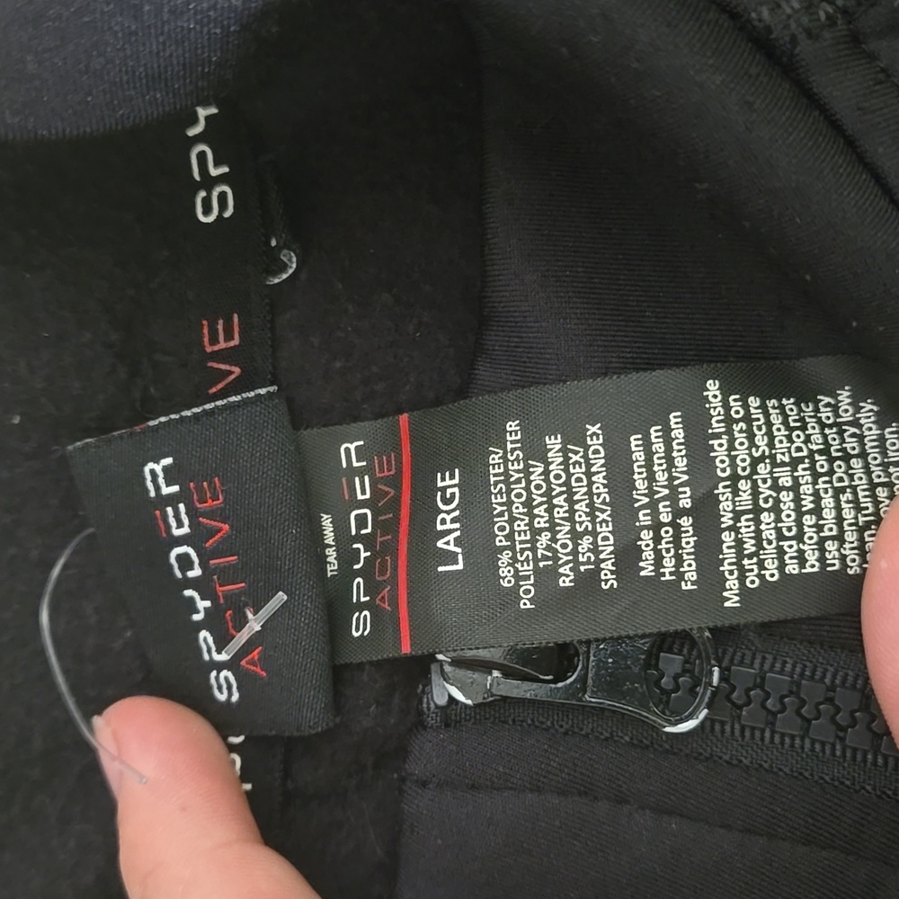 Spyder Active Athletic Black Jacket - image 2